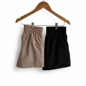 2PC‎ Tahari Performance Shorts Set of 2 Lined Elastic Waist Size Small